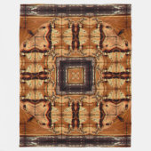 Apache gebürtiger Shaman-Stammes- Geist-Mandala Fleecedecke (Vorderseite)