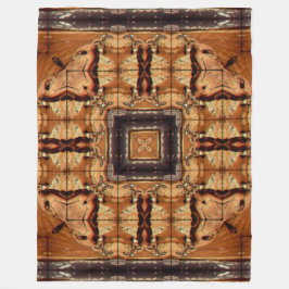 Apache gebürtiger Shaman-Stammes- Geist-Mandala Fleecedecke