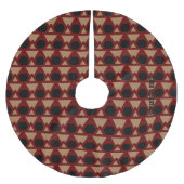 Apache-Gipfel Polyester Weihnachtsbaumdecke (Vorderseite)