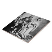 Apache HauptAntonio Maria mit seiner Familie, 1897 Fliese (Seite)