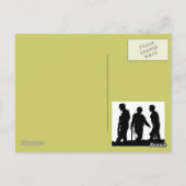 Apache Helicopter Air Wings Destiny Postkarte (Rückseite)