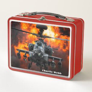 Apache Helicopter Metall Brotdose