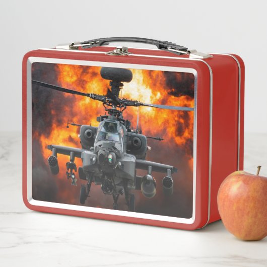 Apache Helicopter Metall Brotdose (Beispiel)