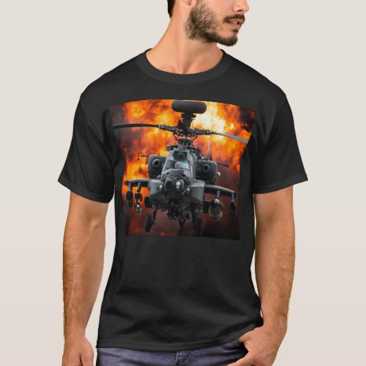 Apache Helicopter T-Shirt (Vorderseite)