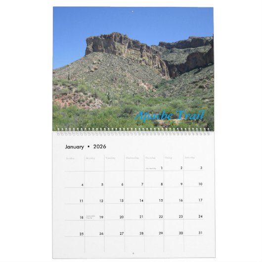 Apache-Hinterarizona-Kalender Kalender (Jan 2026)