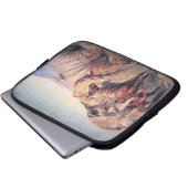 Apache-Hinterhalt (Öl auf Leinwand) Laptopschutzhülle (Vorne Knopf)