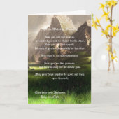 Apache-Hochzeits-Segen-Tal Karte (Gelbe Blume)