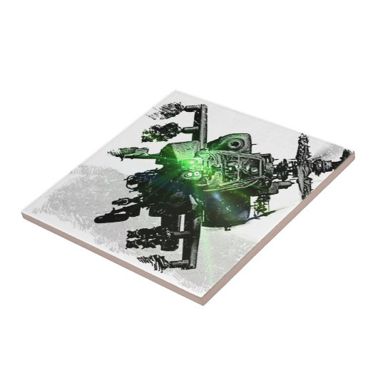 Apache-Hubschrauber Fliese (Seite)