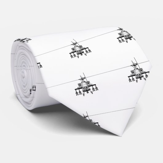 Apache Hubschrauber - Head-On Krawatte (Gerollt)