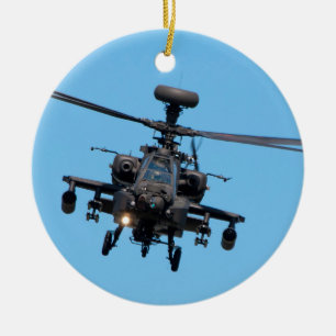 Apache-Hubschrauber Keramik Ornament