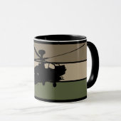 Apache-Hubschrauber Tasse (VorderseiteRechts)