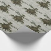 Apache-Hubschrauberangriff Geschenkpapier (Ecke)