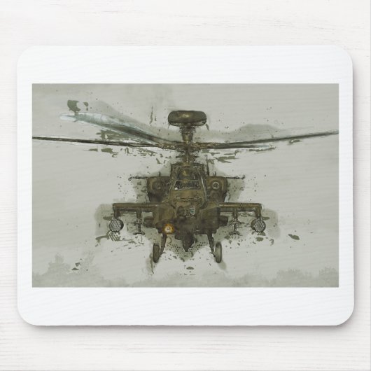 Apache-Hubschrauberangriff Mousepad (Vorne)