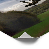 Apache im Feld Poster (Ecke)