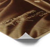 Apache Indian Leader Geronimo von Adolph F. Muhr Poster (Ecke)