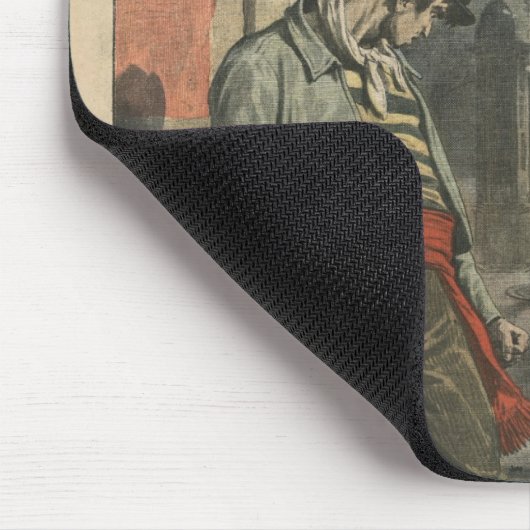 Apache ist eine Belästigung für Paris Mousepad (Ecke)