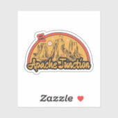 Apache Junction, Arizona Aufkleber (Blatt)