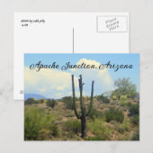 Apache Junction, Arizona Postkarte (Vorne/Hinten)