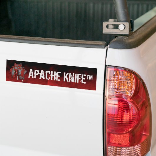 Apache Kinfe ®️ ™️ 🇺 🇸 Autoaufkleber (Auf Lkw)