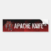 Apache Kinfe ®️ ™️ 🇺 🇸 Autoaufkleber (Vorne)