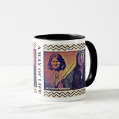 Apache Kinfe ®️ ™️ 🇺 🇸 Geronimo und Redfether Ta Tasse (VorderseiteRechts)