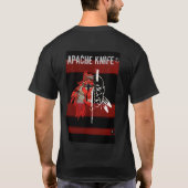 Apache Kinfe ®️ ™️ 🇸 ShadowWolf 22. Blades-T - Sh T-Shirt (Rückseite)