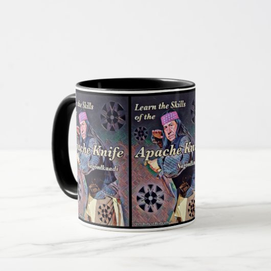 Apache Kinfe ®️ ™️ 🇺 🇸 Tasse (Vorderseite Links)