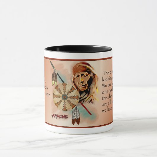 Apache-Klugheit Tasse (Zentrum)