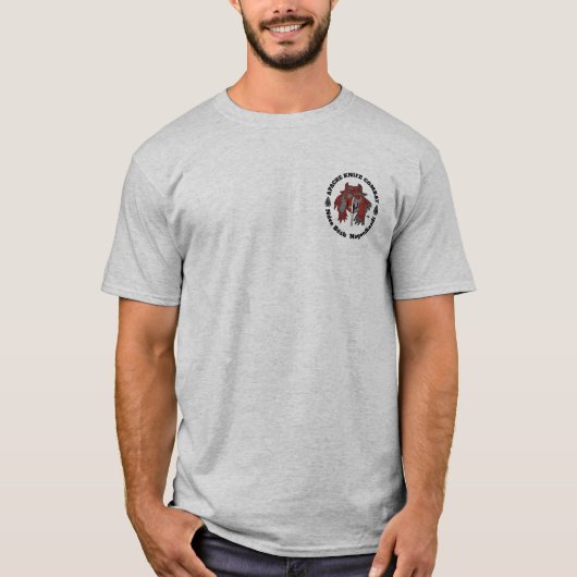 Apache Knife® 🇺 🇸 Apache Combat Patche 88 T - Sh T-Shirt (Vorderseite)