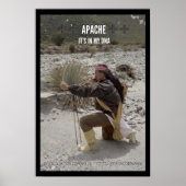 Apache Knife®™ 🇺 Apache DNA. Poster (Vorne)