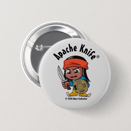 Apache Knife® Apache Kid 1.B Button (Vorne & Hinten)