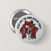 Apache Knife® 🇺 Kämpfe wie das Windachsmesser Button (Vorne & Hinten)