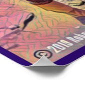 Apache Knife™ 🇺 Robert Redfeather 2.Poster Poster (Ecke)