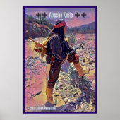Apache Knife™ 🇺 Robert Redfeather 2.Poster Poster (Vorne)