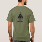 Apache Knife® 🇺 🇸 SHADOW WOLVES TRACKER T - Shir T-Shirt (Rückseite)
