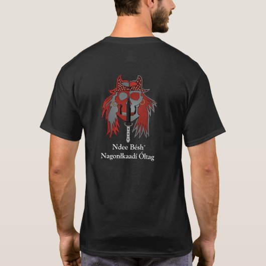 Apache Knife® 🇺 🇸 T - Shirt der Kampflschule (Rückseite)