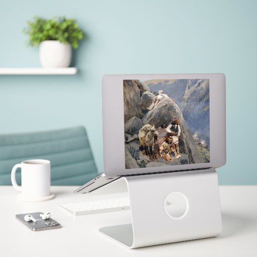 Apache-Krieger: Hinterhalt in der amerikanischen K Aufkleber (Laptop auf Schreibtisch)