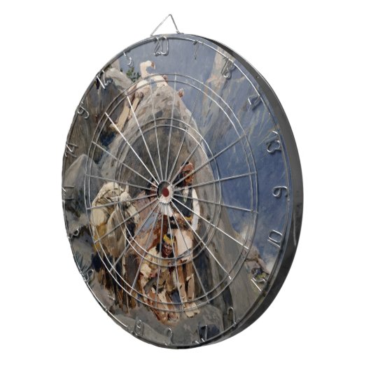 Apache-Krieger: Hinterhalt in der amerikanischen K Dartscheibe (Vorderseite rechts)