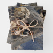 Apache-Krieger: Hinterhalt in der amerikanischen K Geschenkpapier Set (Beispiel)