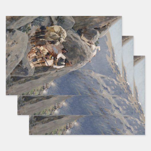 Apache-Krieger: Hinterhalt in der amerikanischen K Geschenkpapier Set (Set)