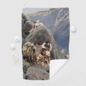 Apache-Krieger: Hinterhalt in der amerikanischen K Golfhandtuch (Insitu)