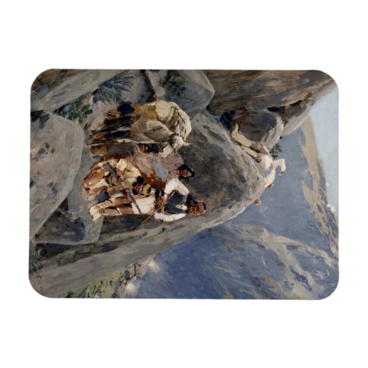 Apache-Krieger: Hinterhalt in der amerikanischen K Magnet (Horizontal)