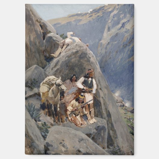 Apache-Krieger: Hinterhalt in der amerikanischen K Magnet (Vorderseite)