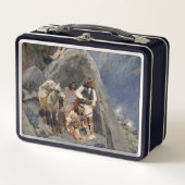 Apache-Krieger: Hinterhalt in der amerikanischen K Metall Brotdose (Vorderseite)