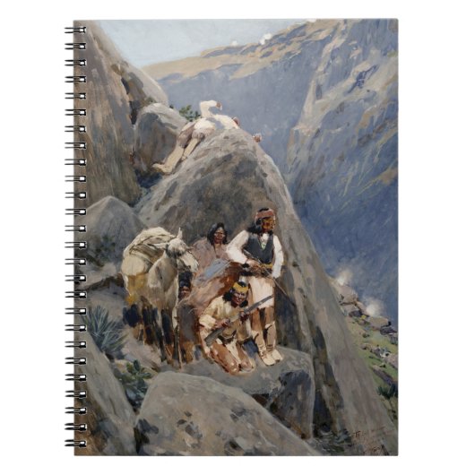 Apache-Krieger: Hinterhalt in der amerikanischen K Notizblock (Vorderseite)