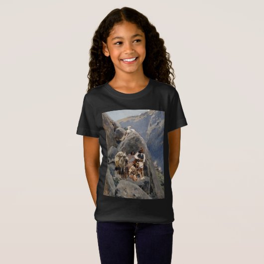 Apache-Krieger: Hinterhalt in der amerikanischen K T-Shirt (Vorne ganz)