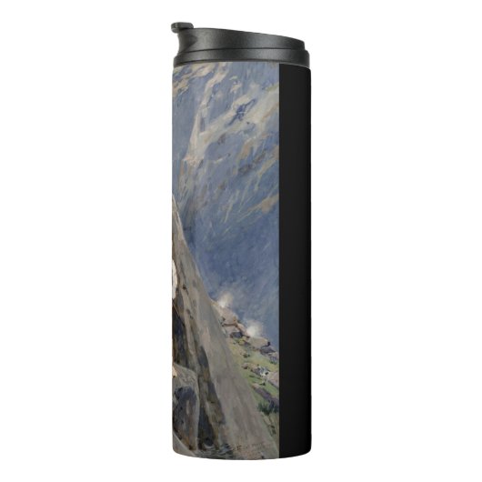 Apache-Krieger: Hinterhalt in der amerikanischen K Thermosbecher (Nach rechts gedreht)