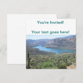 Apache Lake View Einladung (Vorne/Hinten)