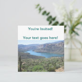 Apache Lake View Einladung (Stehend Vorderseite)