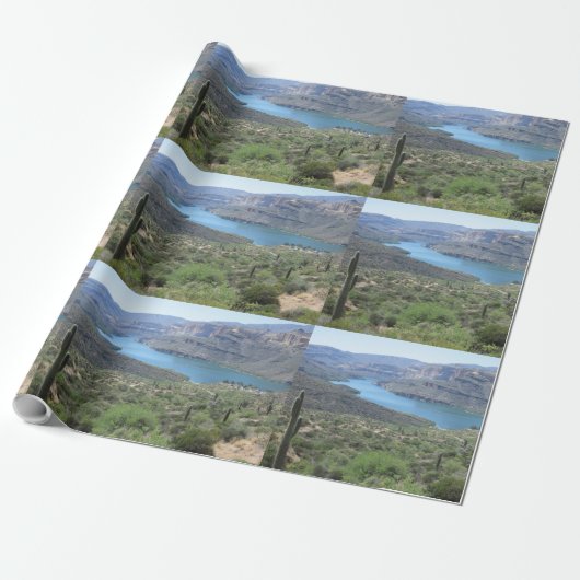 Apache Lake View Geschenkpapier (Ungerollt)
